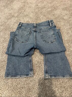 Hudson Women's Blue Denim Jeans - Straight Leg